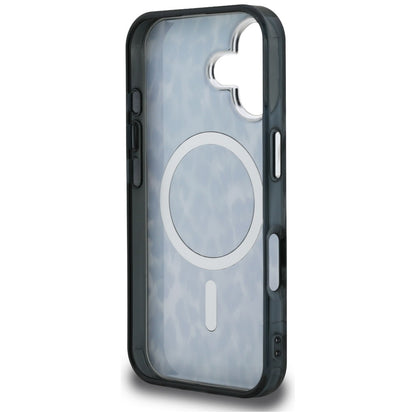 MagSafe hoes voor Apple iPhone 16, Karl Lagerfeld, IML Leopard Pattern, Zwart