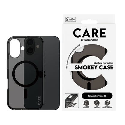 MagSafe hoesje voor Apple iPhone 16, PanzerGlass, Care Urban Combat, Zwart
