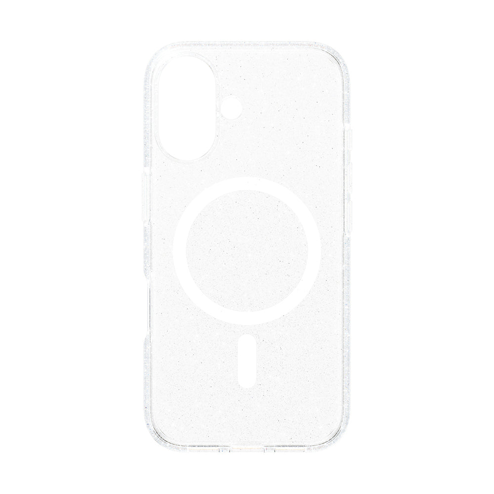MagSafe hoesje voor Apple iPhone 16, PanzerGlass, Care Urban Combat Star Lit, Transparant Wit