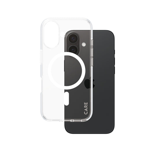 MagSafe hoes voor Apple iPhone 16, PanzerGlass, Care Urban Combat, Transparant Wit
