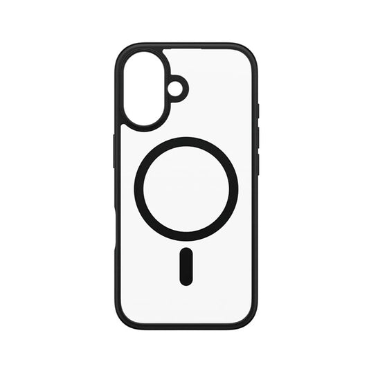 MagSafe hoes voor Apple iPhone 16, PanzerGlass, Frame, Zwart Transparant