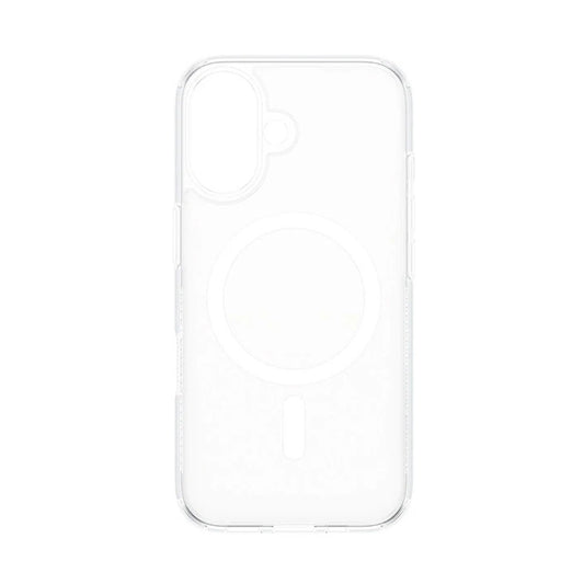 MagSafe hoes voor Apple iPhone 16, PanzerGlass, HardCase, Wit Transparant