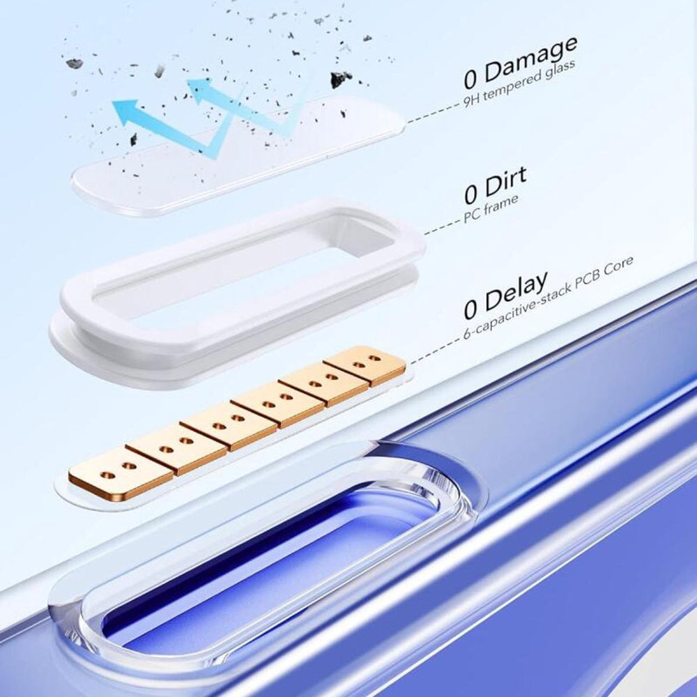 MagSafe hoesje voor Apple iPhone 16 Plus, ESR, Classic Hybrid Kickstand Slide, Transparant