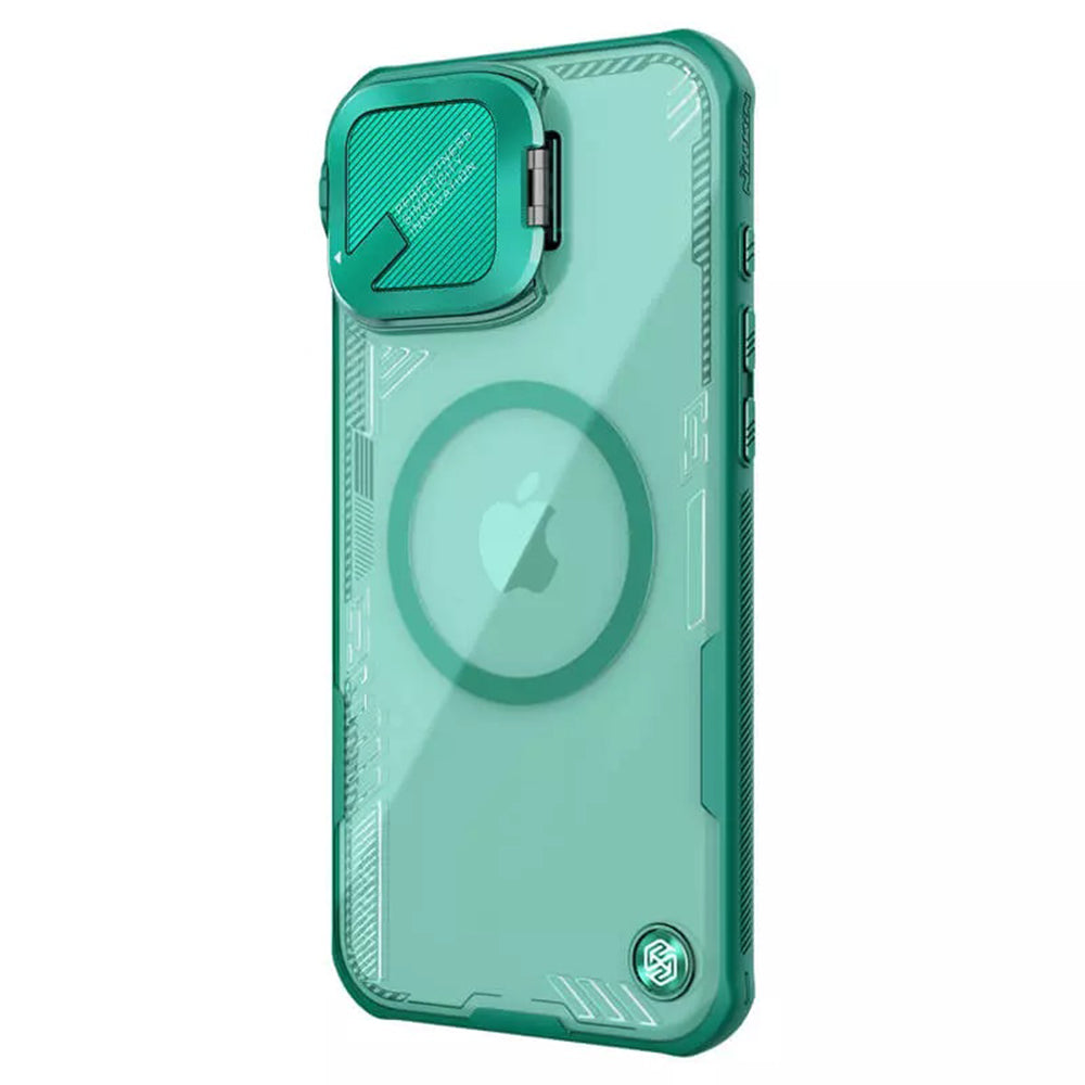 MagSafe-hoesje voor Apple iPhone 16 Plus, Nillkin, Iceblade Prop (zonder camerauitsparing), Groen