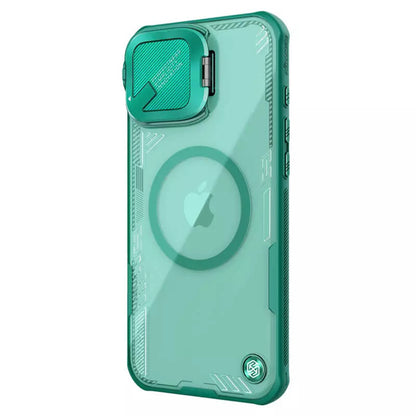MagSafe-hoesje voor Apple iPhone 16 Plus, Nillkin, Iceblade Prop (zonder camerauitsparing), Groen