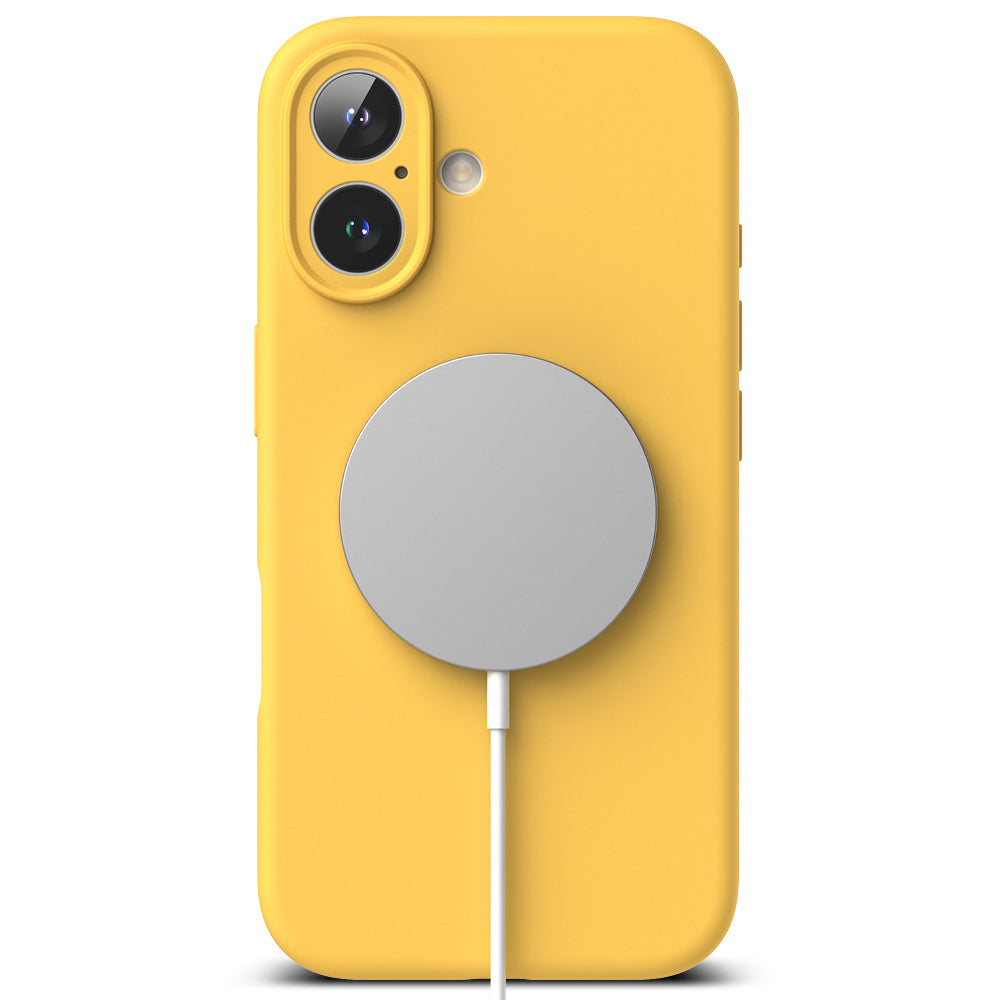 MagSafe Case for Apple iPhone 16 Plus, Ringke, Silicone, Yellow