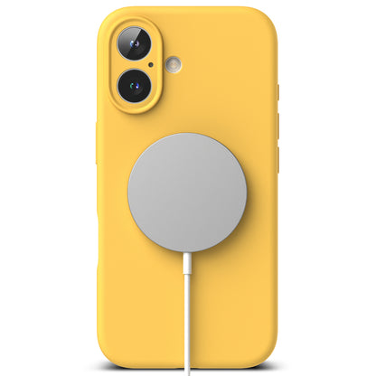 MagSafe Case for Apple iPhone 16 Plus, Ringke, Silicone, Yellow