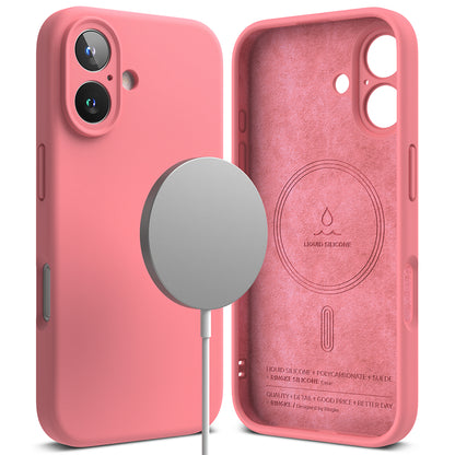 MagSafe Case for Apple iPhone 16 Plus, Ringke, Silicone, Pink