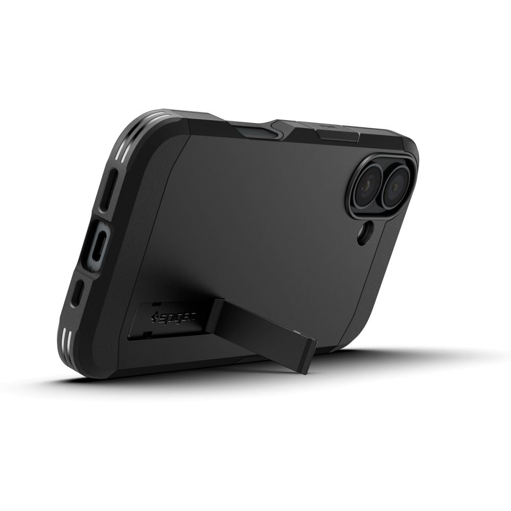 MagSafe hoesje voor Apple iPhone 16 Plus, Spigen, Tough Armor, Zwart