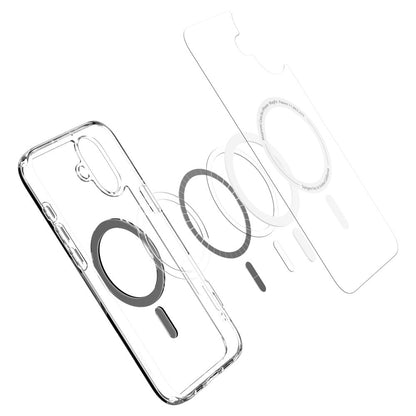 MagSafe hoesje voor Apple iPhone 16 Plus, Spigen, Ultra Hybrid, Zwart