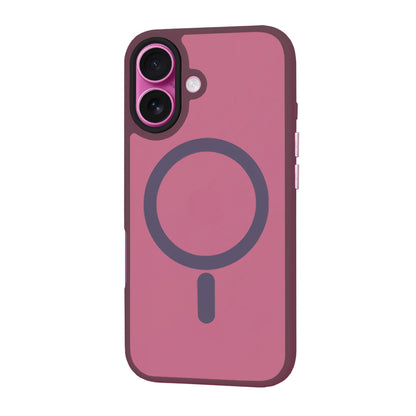 MagSafe-hoes voor Apple iPhone 16 Plus, Techsuit, HaloFrost, Wijnrood