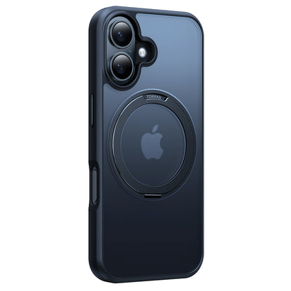MagSafe hoesje voor Apple iPhone 16 Plus, Torras, Ostand Pro, Zwart