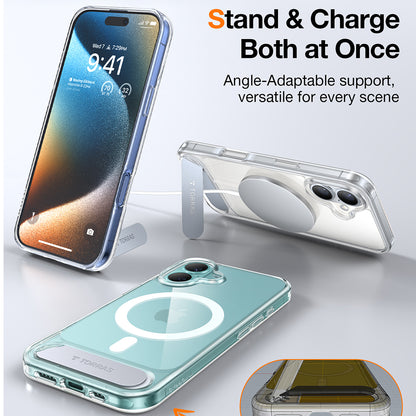 MagSafe hoes voor Apple iPhone 16 Plus, Torras, Pstand, Transparant