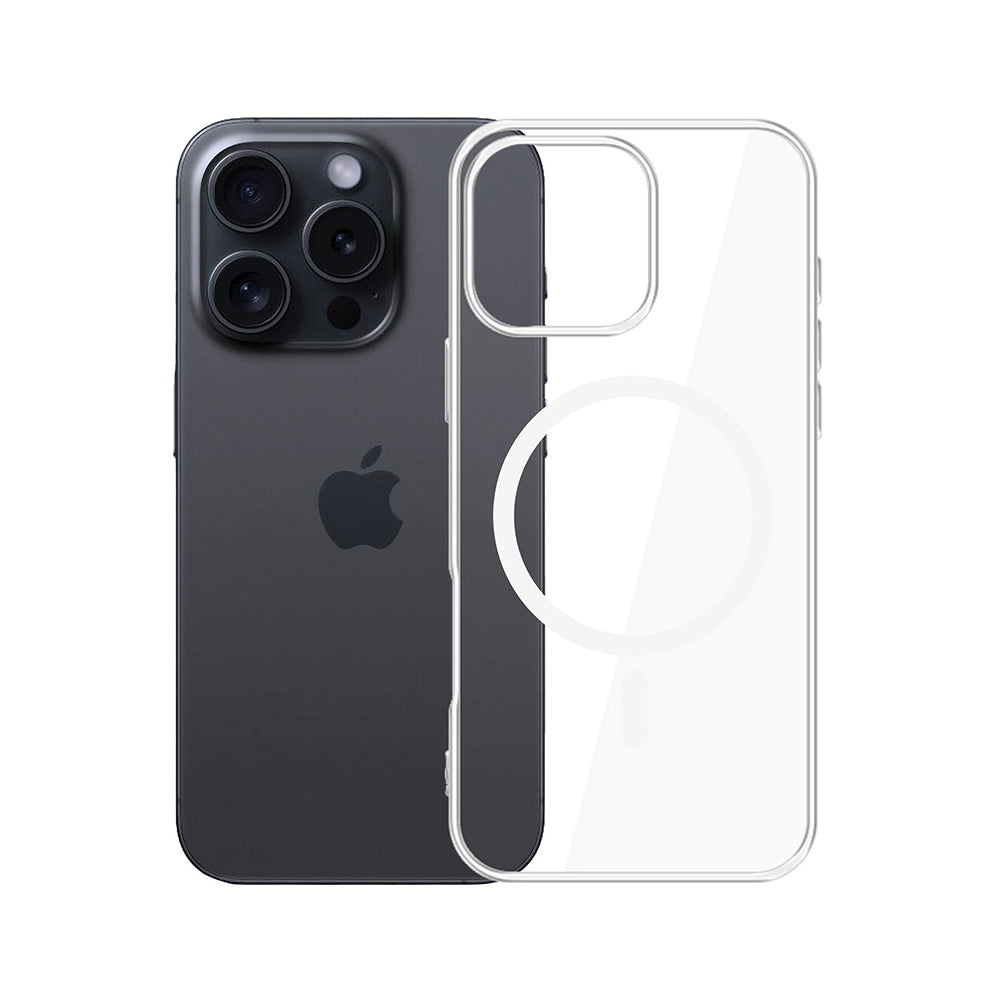 MagSafe Case for Apple iPhone 16 Pro, 3MK, Clear MagCase, Transparent