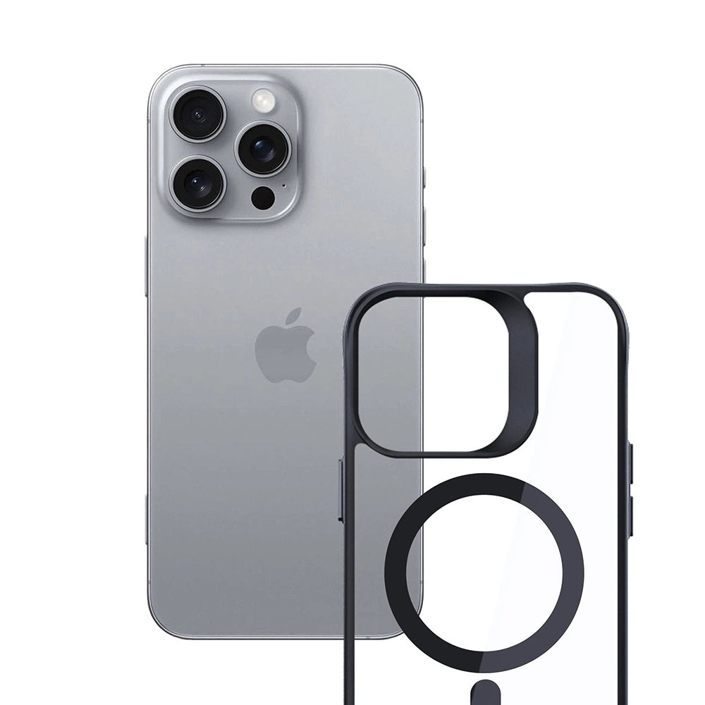 MagSafe Case for Apple iPhone 16 Pro, 3MK, Satin Armor, Transparent