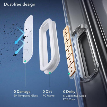 MagSafe-hoesje voor Apple iPhone 16 Pro, ESR, Classic Hybrid Slide, Transparant