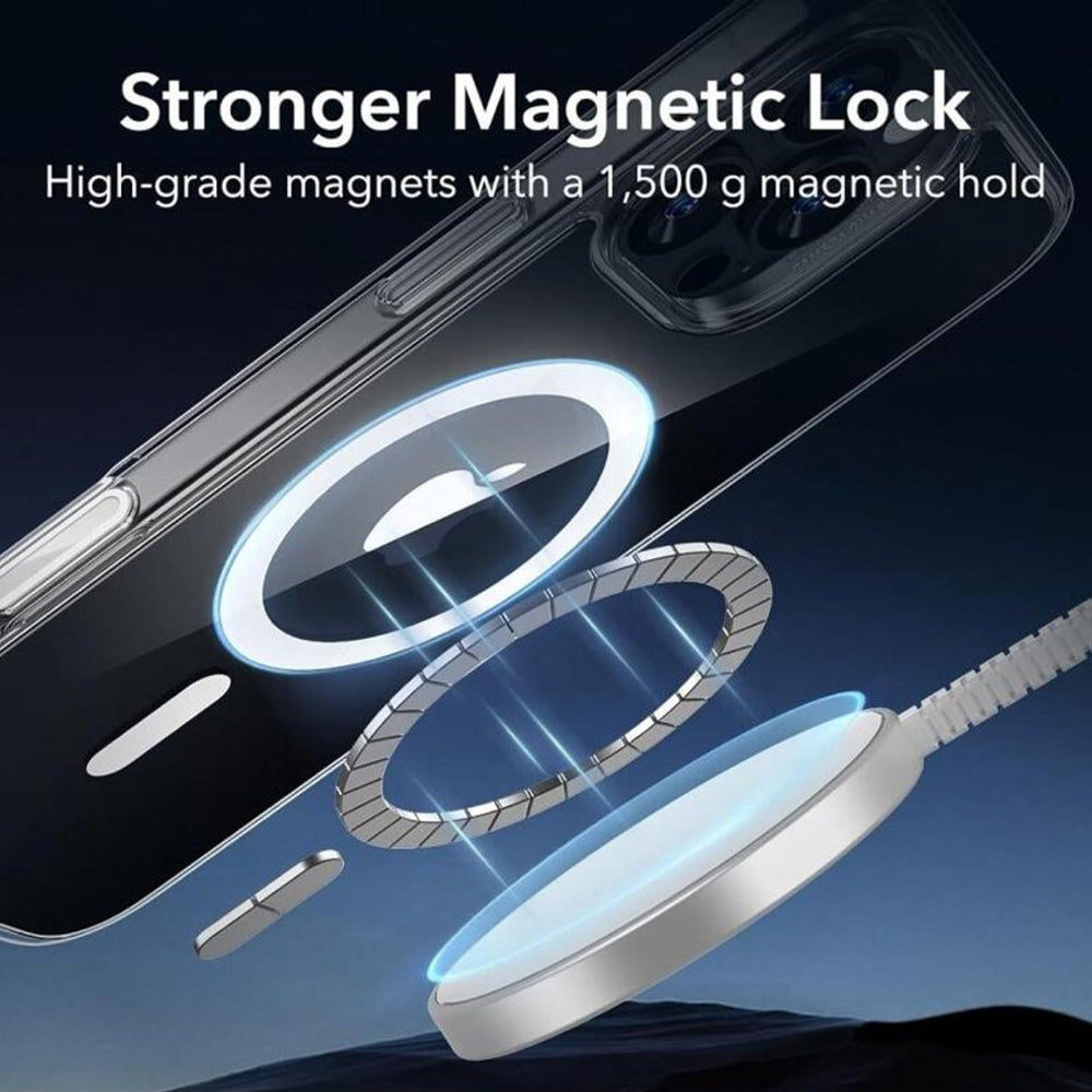 MagSafe-hoesje voor Apple iPhone 16 Pro, ESR, Classic Hybrid Slide, Transparant