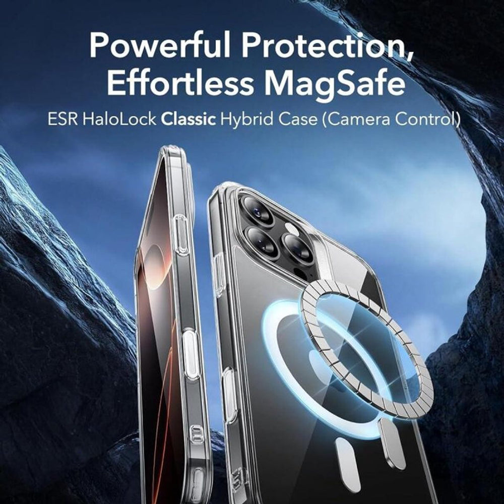 MagSafe-hoesje voor Apple iPhone 16 Pro, ESR, Classic Hybrid Slide, Transparant