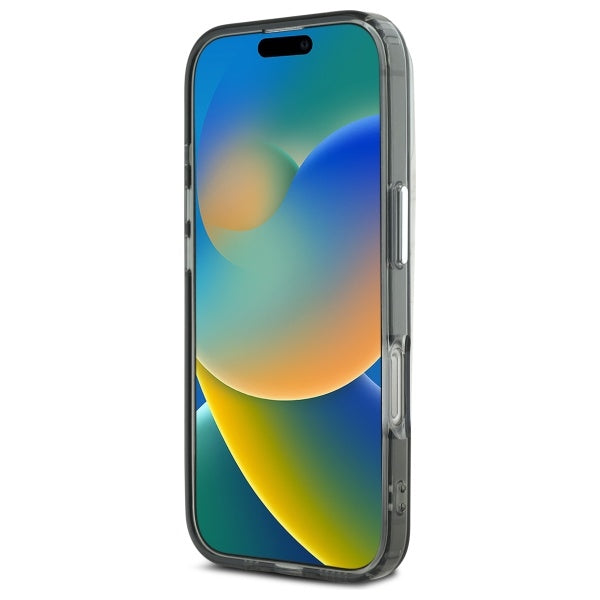 MagSafe hoesje voor Apple iPhone 16 Pro, Karl Lagerfeld, IML Monogram Karl & Choupette's Heads, Zwart