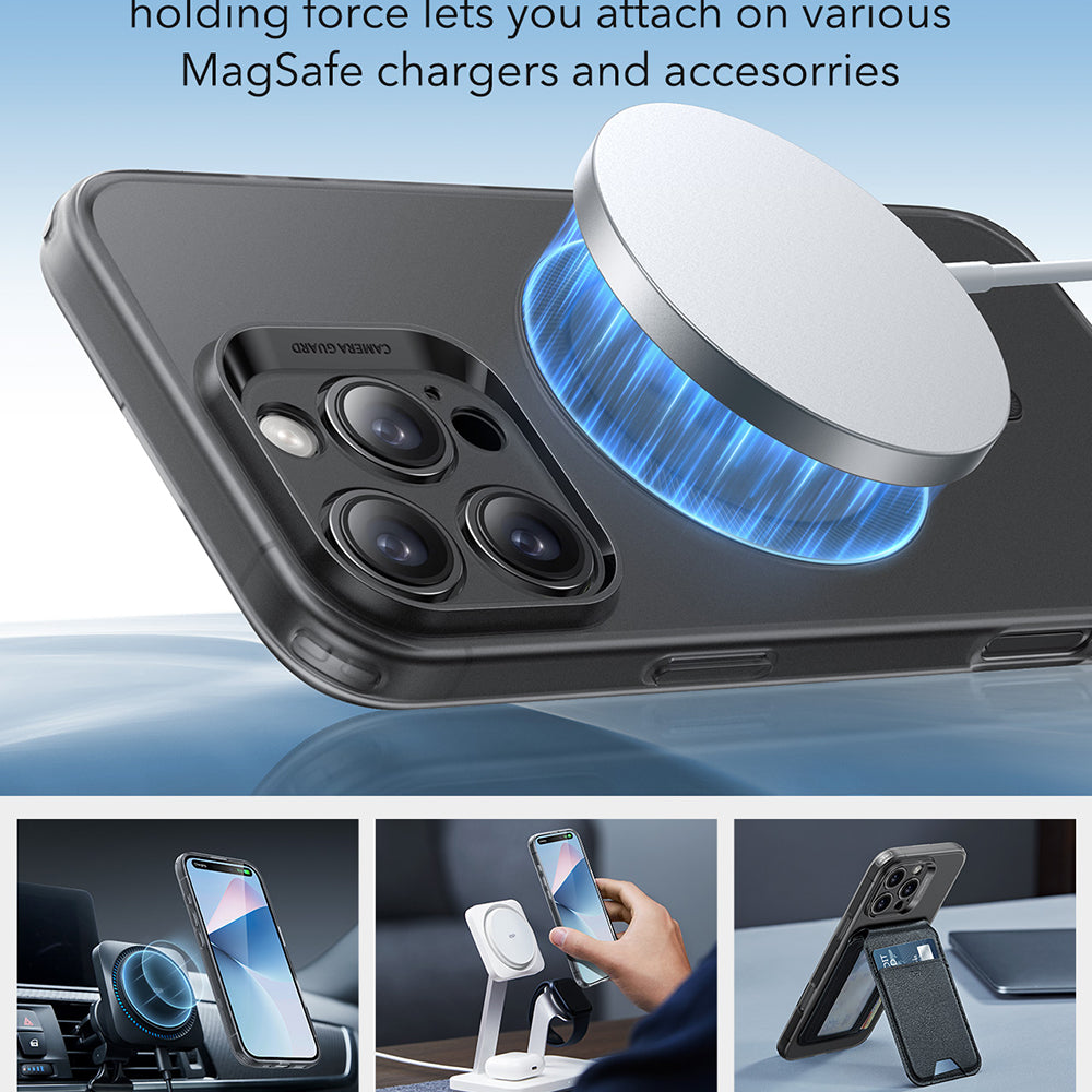 MagSafe hoes voor Apple iPhone 16 Pro Max, ESR, Zero, Satijnzwart