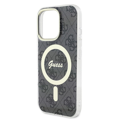 MagSafe hoesje voor Apple iPhone 16 Pro Max, Guess, IML 4G, Zwart