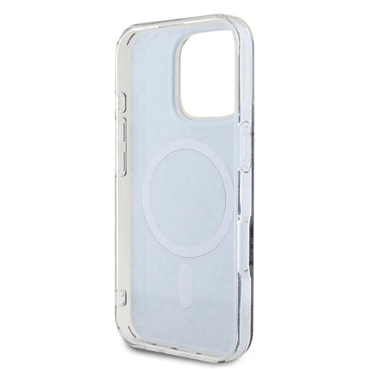 MagSafe hoesje voor Apple iPhone 16 Pro Max, Guess, IML 4G, Zwart