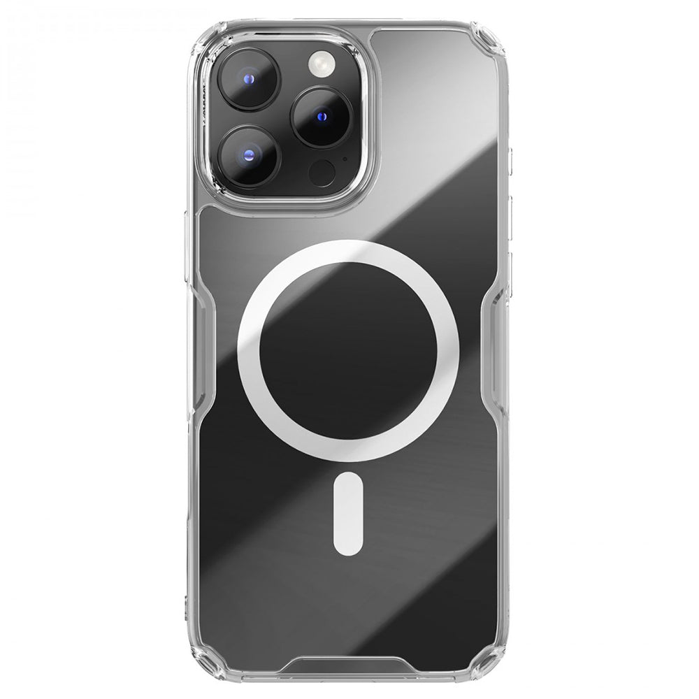 MagSafe-hoesje voor Apple iPhone 16 Pro Max, Nillkin, Nature Pro, Transparant