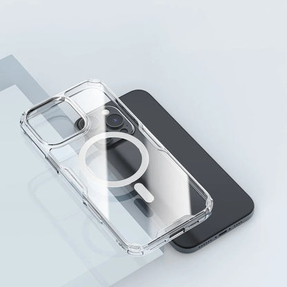 MagSafe-hoesje voor Apple iPhone 16 Pro Max, Nillkin, Nature Pro, Transparant