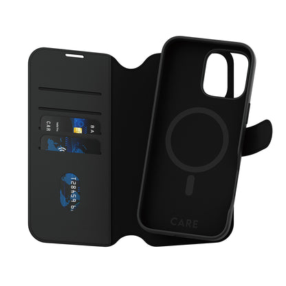 MagSafe hoes voor Apple iPhone 16 Pro Max, PanzerGlass, Care Feature Tango Two-in-One, Zwart