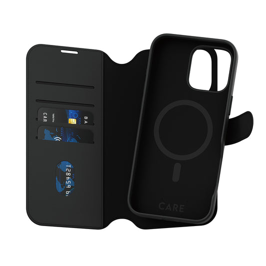 MagSafe hoes voor Apple iPhone 16 Pro Max, PanzerGlass, Care Feature Tango Two-in-One, Zwart