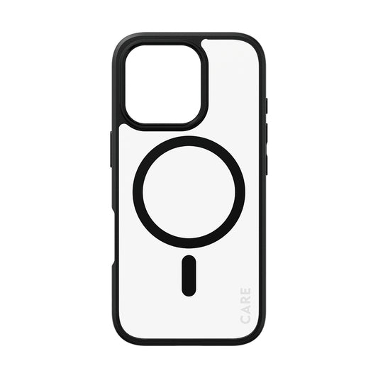 MagSafe hoes voor Apple iPhone 16 Pro Max, PanzerGlass, Care Urban Combat, Transparant Zwart