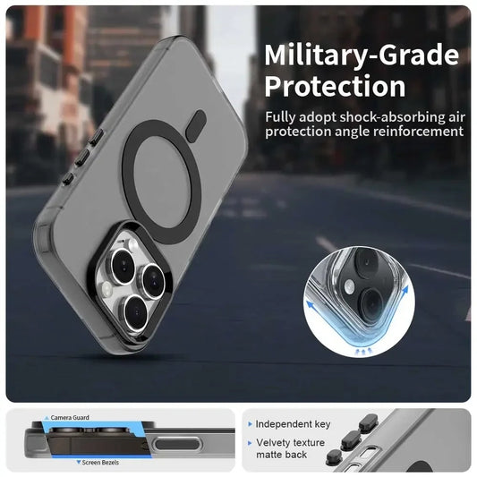 MagSafe-hoes voor Apple iPhone 16 Pro Max, Techsuit, CandyCase, Paars