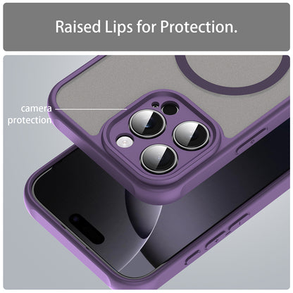 MagSafe-hoes voor Apple iPhone 16 Pro Max, Techsuit, HaloFrost II, Paars