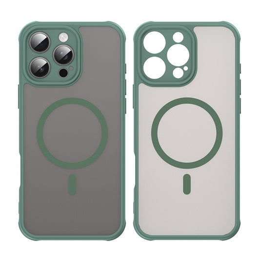 MagSafe-hoes voor Apple iPhone 16 Pro Max, Techsuit, HaloFrost II, Groen
