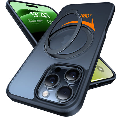 MagSafe hoes voor Apple iPhone 16 Pro Max, Torras, Ostand Pro, Zwart