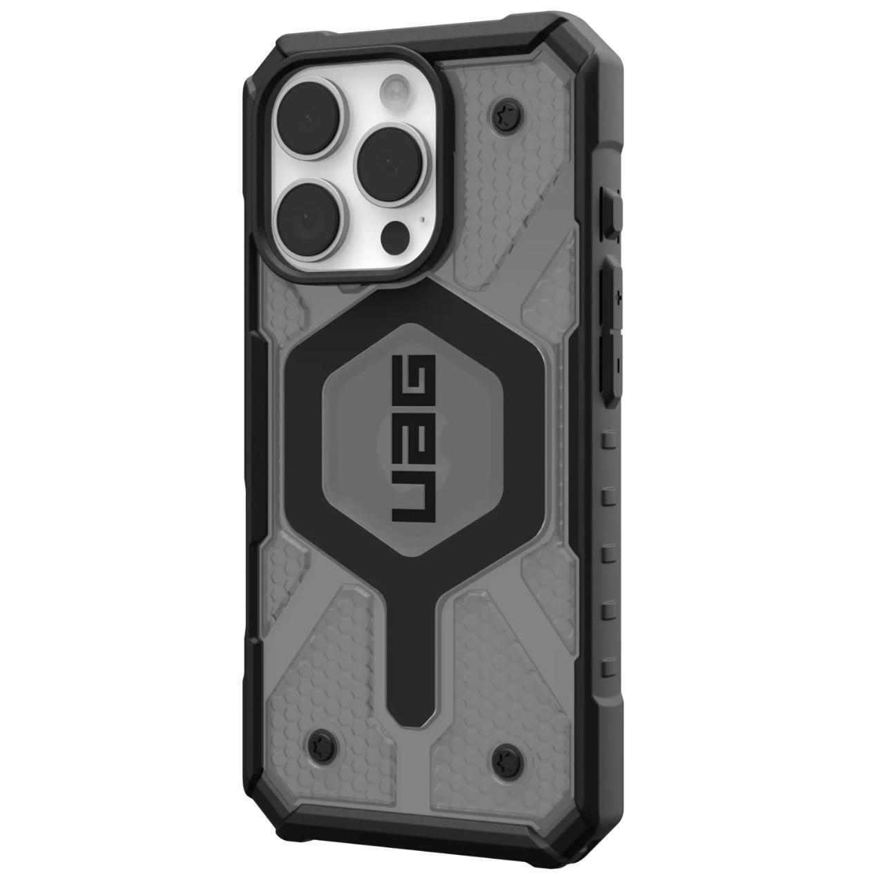 MagSafe-hoes voor Apple iPhone 16 Pro Max, Urban Armor Gear, Pathfinder Clear, Grijs