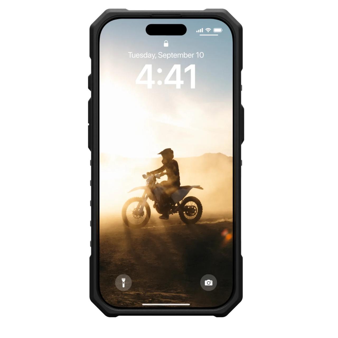 MagSafe-hoes voor Apple iPhone 16 Pro Max, Urban Armor Gear, Pathfinder Clear, Grijs