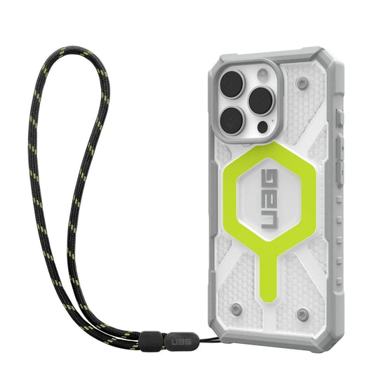 MagSafe-hoes voor Apple iPhone 16 Pro Max, Urban Armor Gear, Pathfinder Clear met polsband, Groen