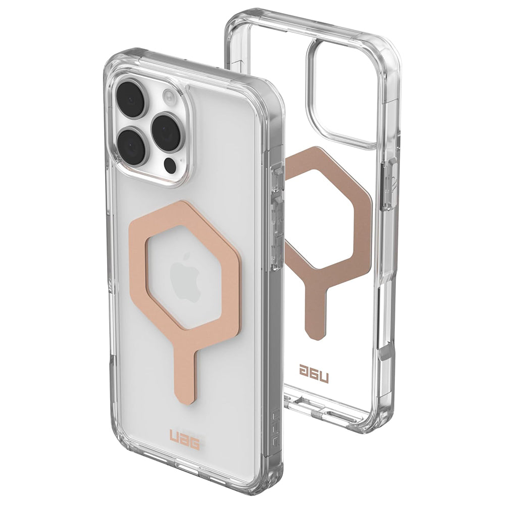MagSafe Case for Apple iPhone 16 Pro Max, Urban Armor Gear, Plyo, Rose Gold