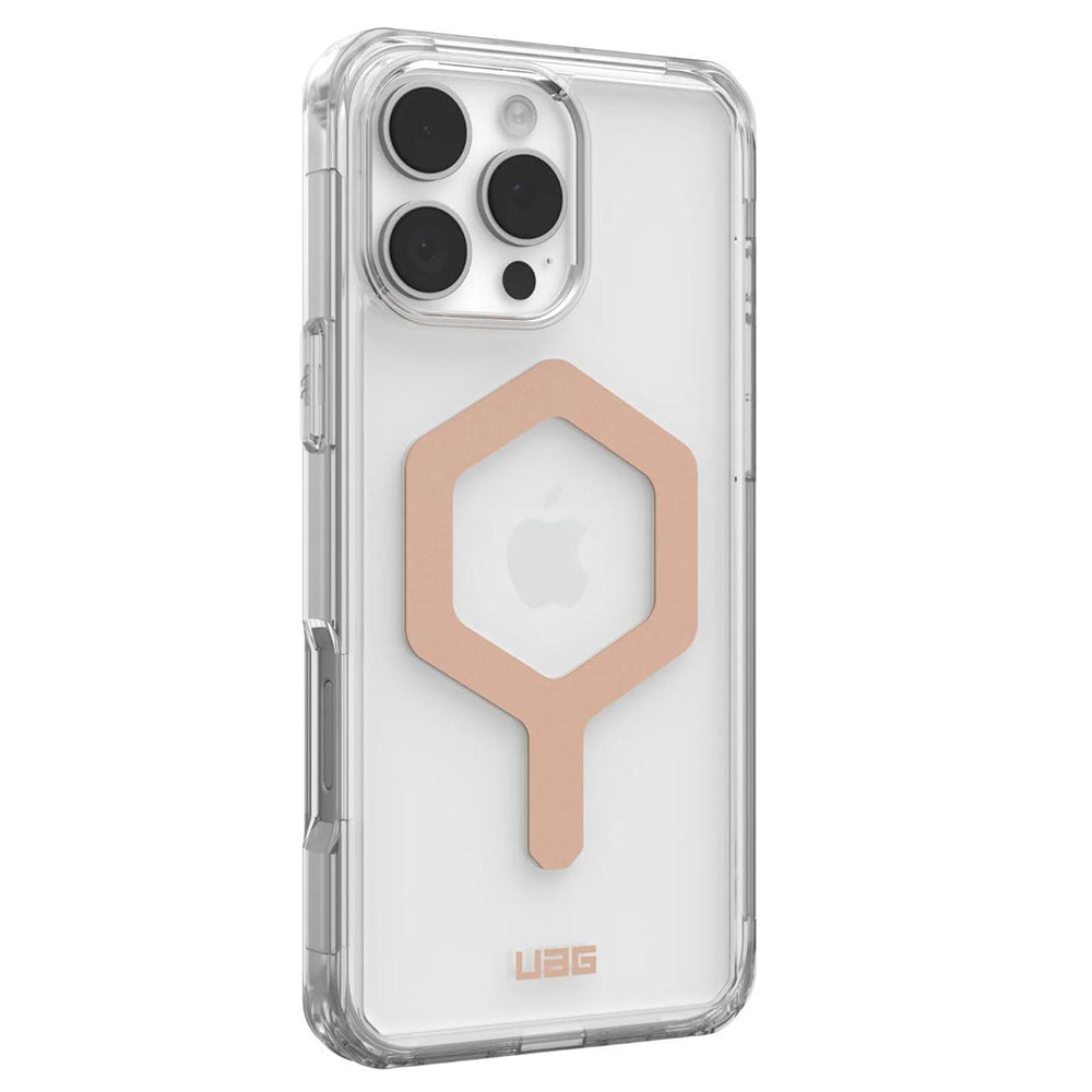 MagSafe Case for Apple iPhone 16 Pro Max, Urban Armor Gear, Plyo, Rose Gold