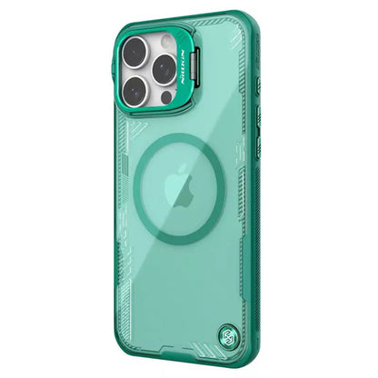 MagSafe-hoes voor Apple iPhone 16 Pro, Nillkin, Iceblade Prop (met camerauitsparing), Groen