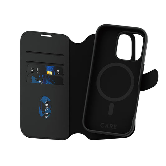 MagSafe hoes voor Apple iPhone 16 Pro, PanzerGlass, Care Feature Tango Two-in-One, Zwart
