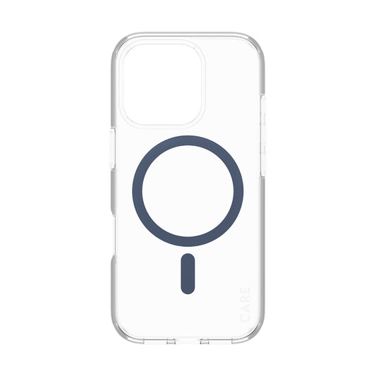 MagSafe hoesje voor Apple iPhone 16 Pro, PanzerGlass, Care Urban Combat, Transparant Blauw