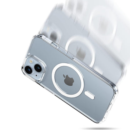 MagSafe hoes voor Apple iPhone 16 Pro, PanzerGlass, HardCase, Wit Transparant
