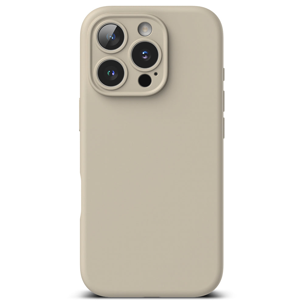 MagSafe Case for Apple iPhone 16 Pro, Ringke, Silicone, Cream