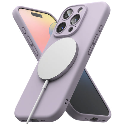 MagSafe-hoesje voor Apple iPhone 16 Pro, Ringke, Siliconen, Paars