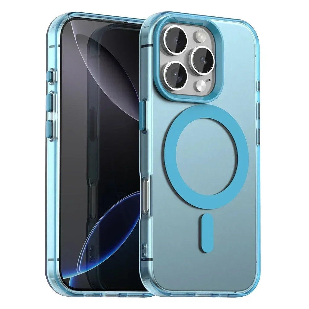 MagSafe-hoesje voor Apple iPhone 16 Pro, Techsuit, CandyCase, Blauw