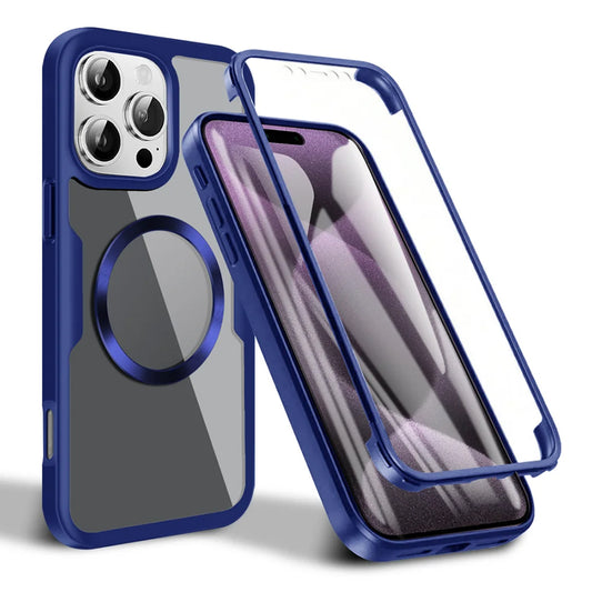 MagSafe-hoesje voor Apple iPhone 16 Pro, Techsuit, ColorVerse 360, Blauw