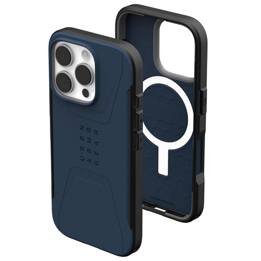 MagSafe-hoes voor Apple iPhone 16 Pro, Urban Armor Gear, Civilian, Marineblauw