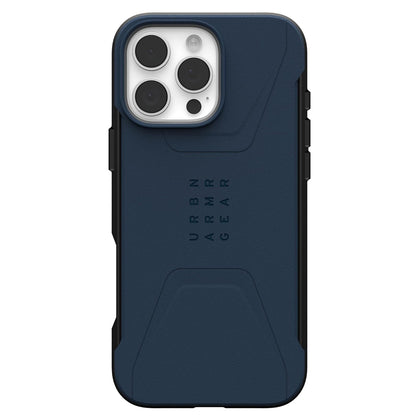 MagSafe Case for Apple iPhone 16 Pro, Urban Armor Gear, Civilian, Navy Blue